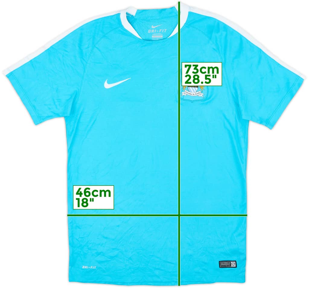2015-16 Manchester City Nike Training Shirt - 9/10 - (L)