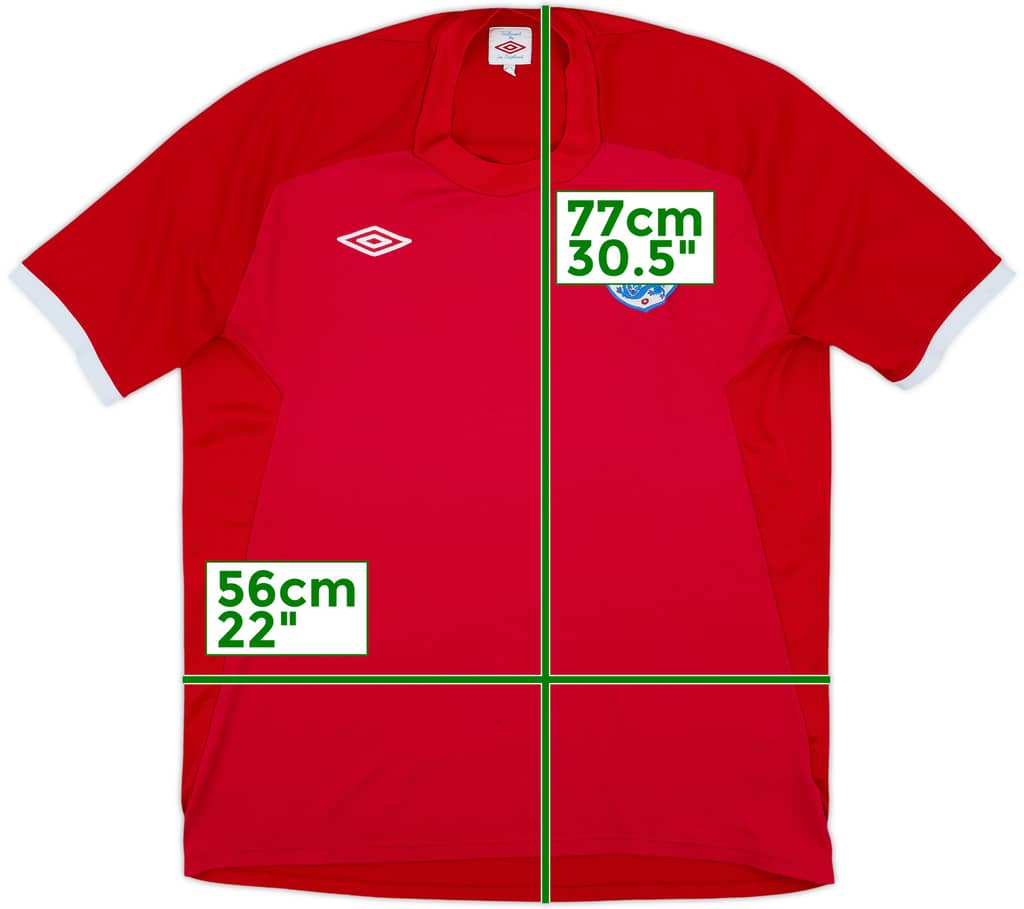 2010-11 England Away Shirt - 5/10 - (XL)