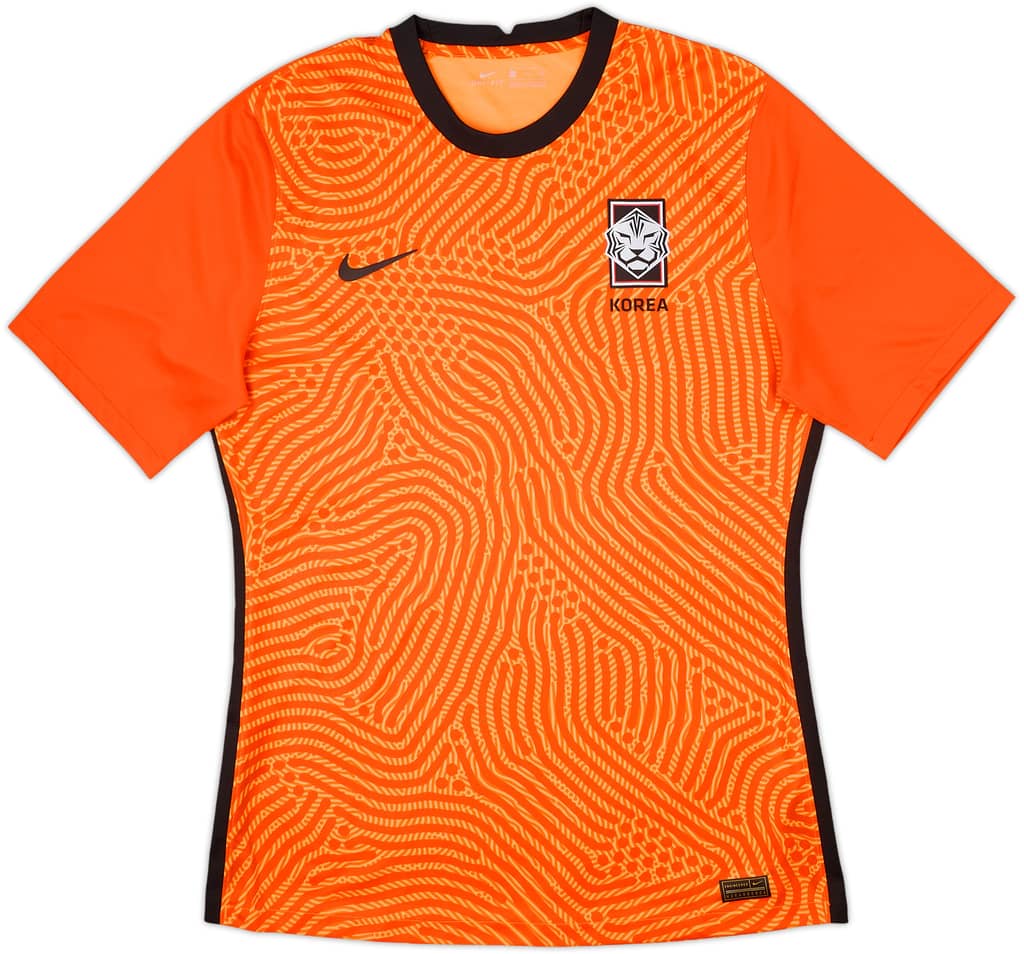 Camiseta auténtica de manga corta de portero de South Korea 2020-21 - 9/10 - (XXL)