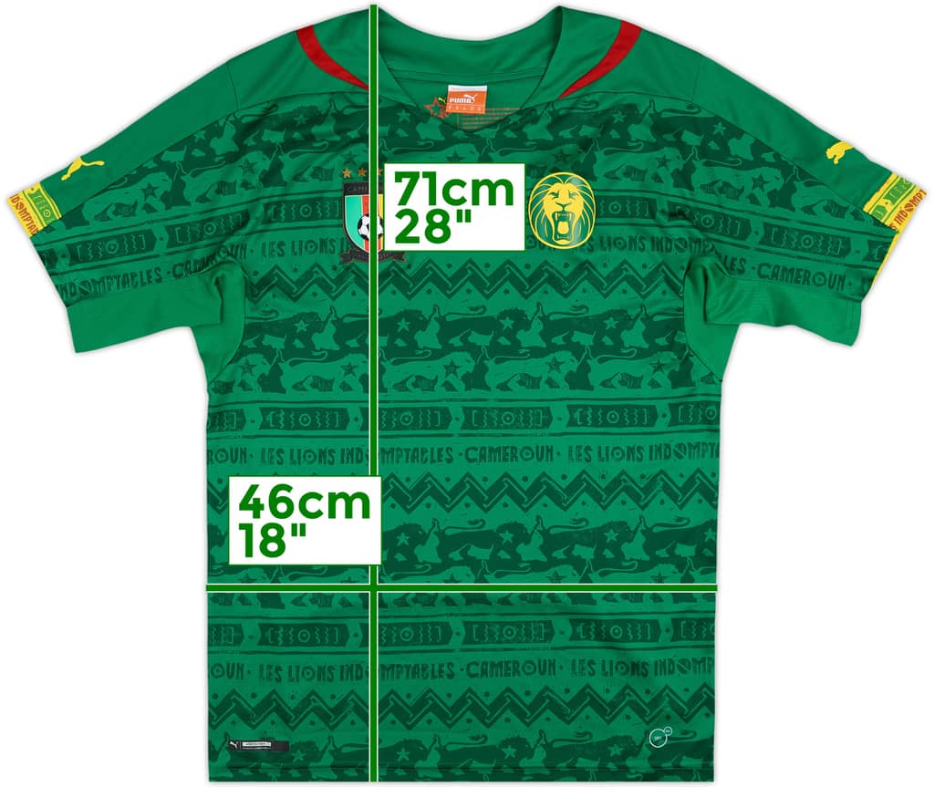 2014-16 Cameroon Home Shirt - 8/10 - (M)