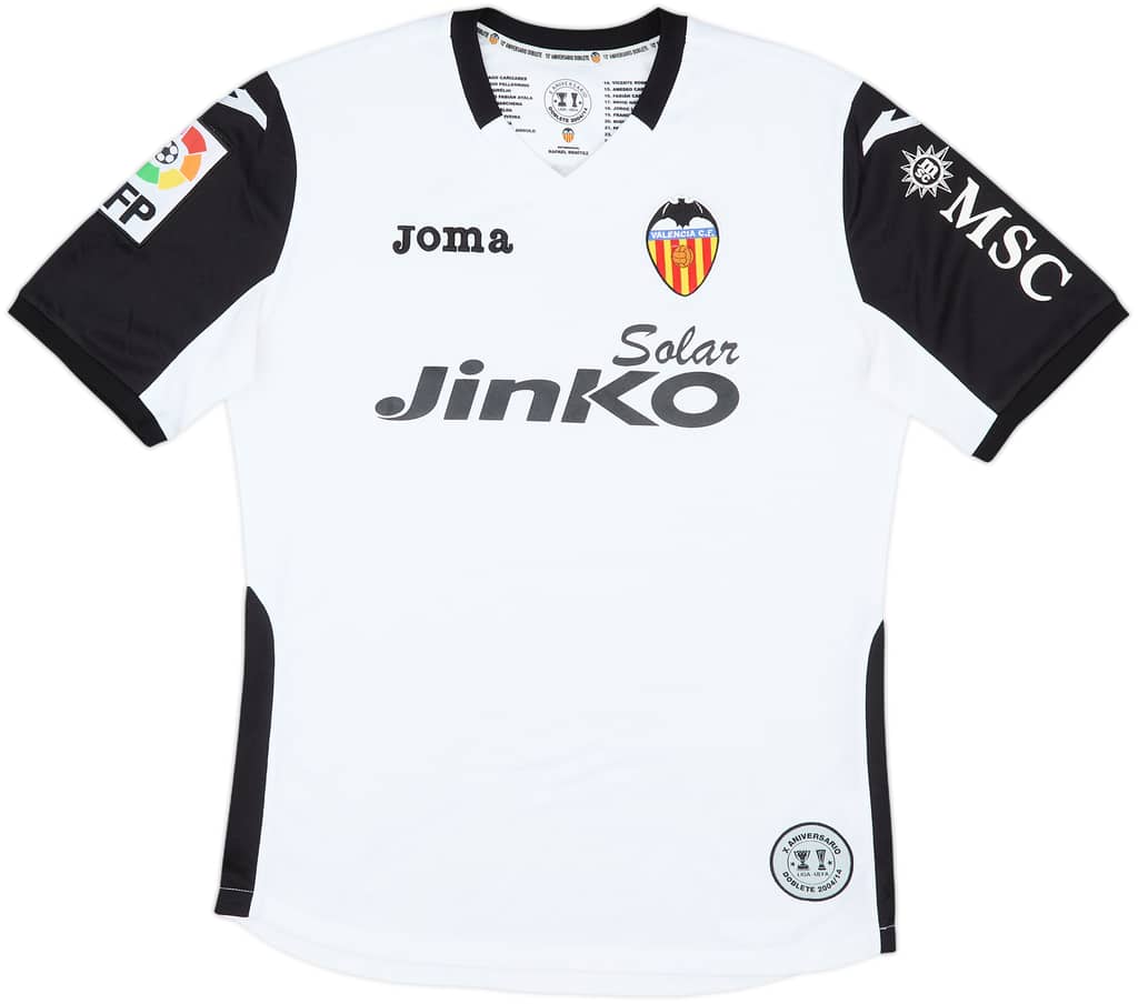 2013-14 Valencia Special Edition Home Shirt - 8/10 - (S)