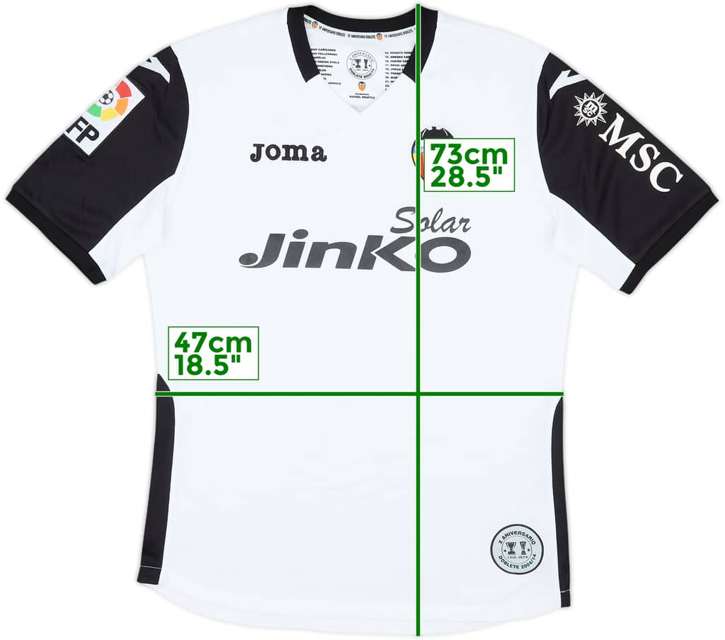 2013-14 Valencia Special Edition Home Shirt - 8/10 - (S)