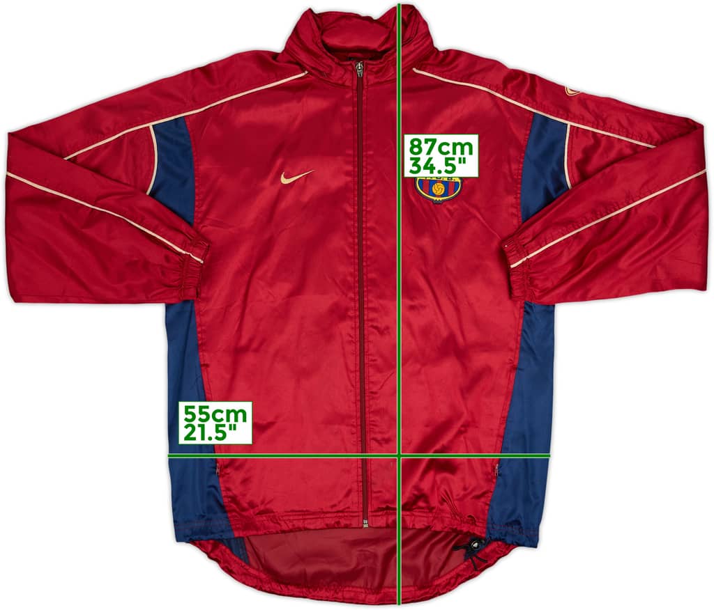 2001-02 Barcelona Nike Chaqueta de entrenamiento - 6/10 - (M)