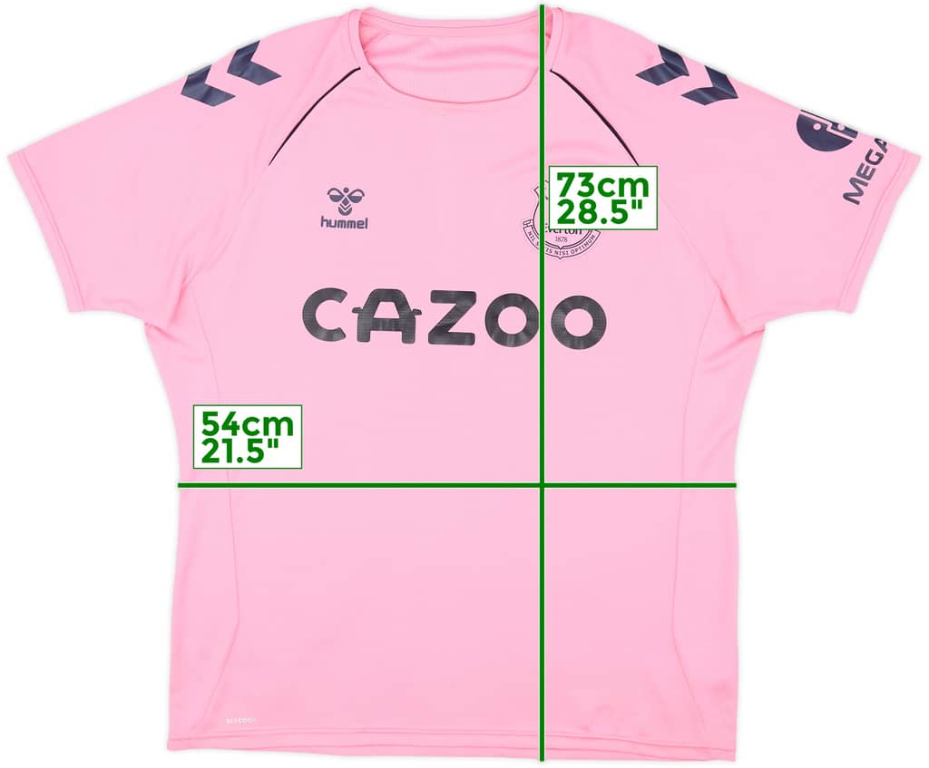 2020-21 Everton Hummel Training Shirt - 8/10 - (XL)