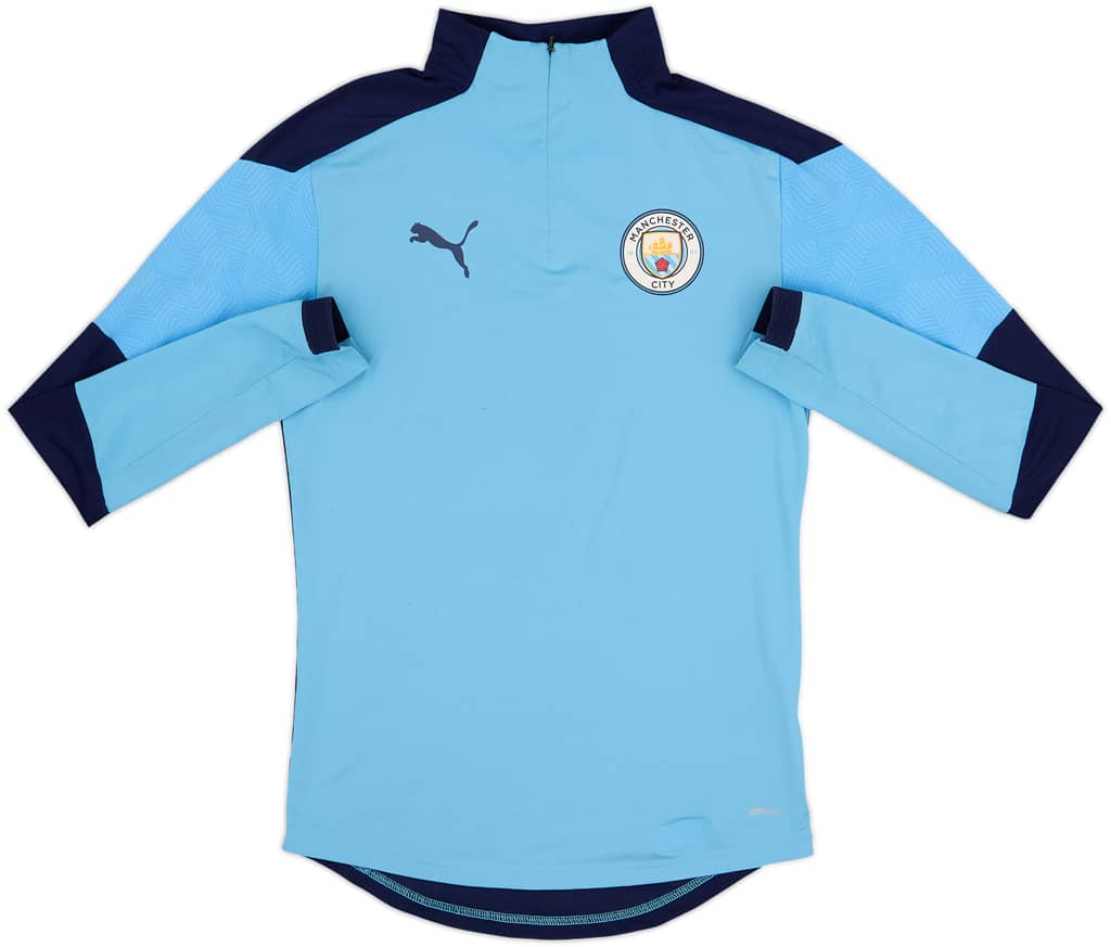 2019-20 Manchester City Puma 1/4 Zip Drill Top - 5/10 - (XS)
