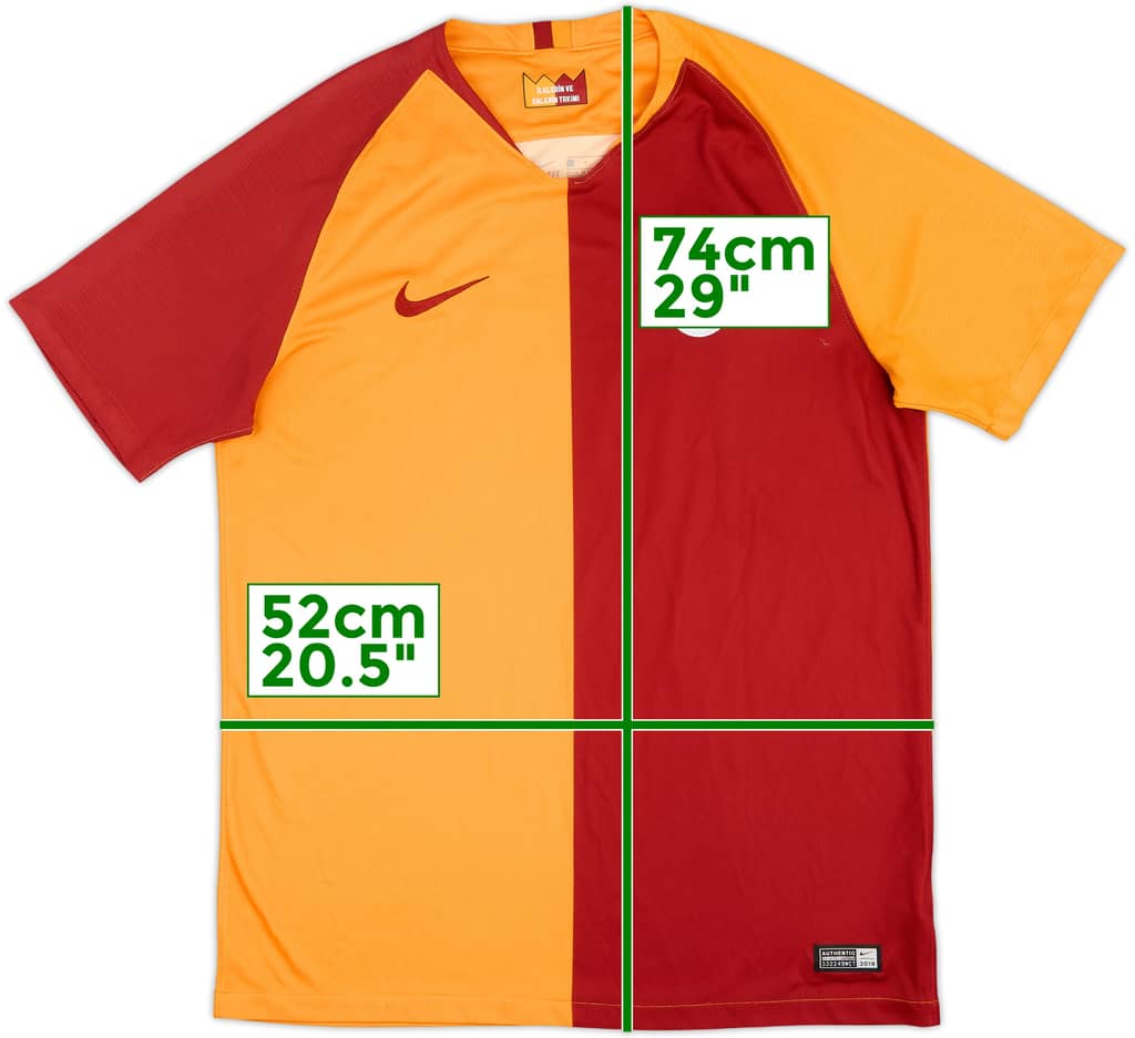 2018-19 Galatasaray Home Shirt - 8/10 - (L)