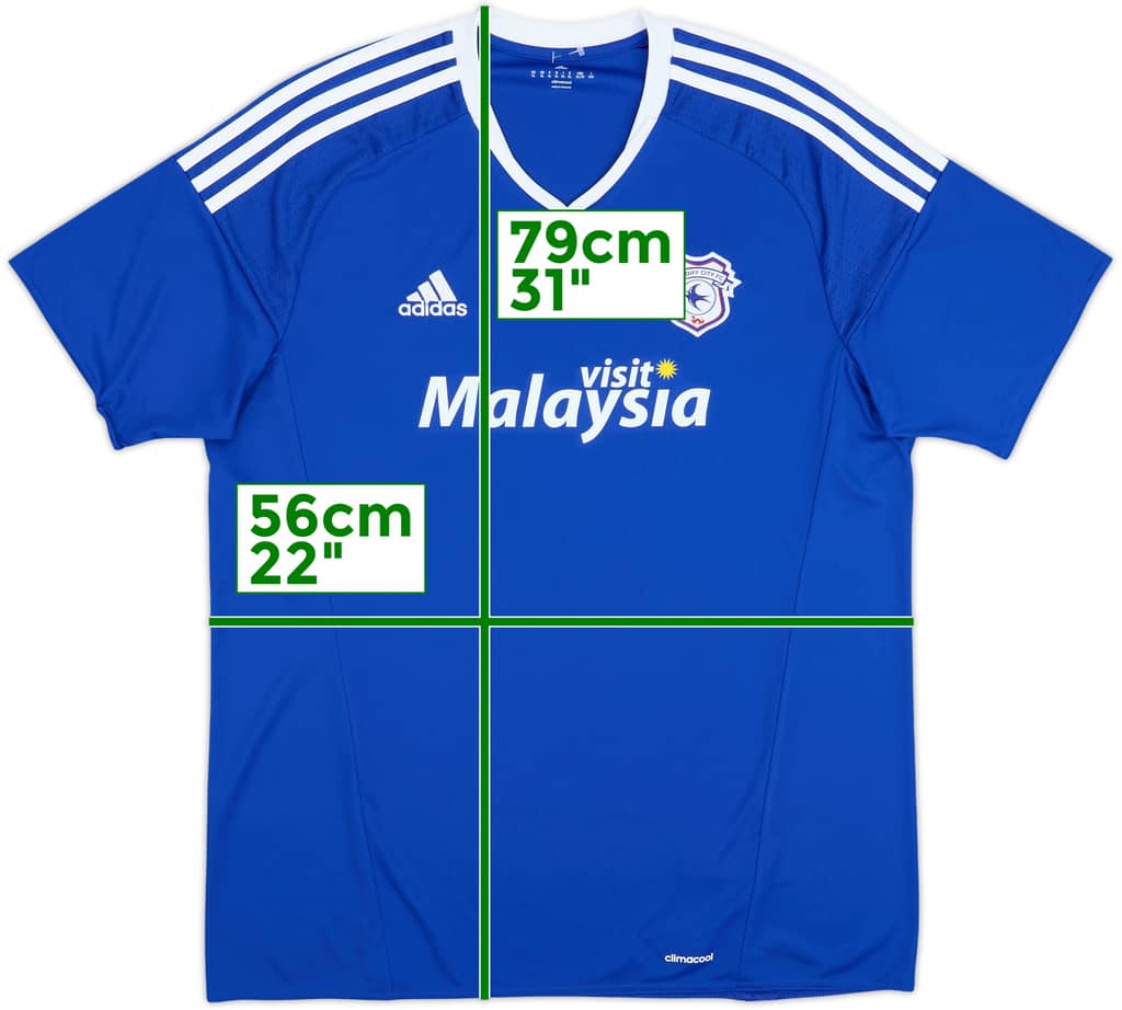 2016-17 Cardiff Home Shirt - 10/10 - (XL)