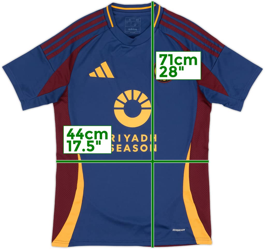 2024-25 Roma Third Shirt - 10/10 - (S)
