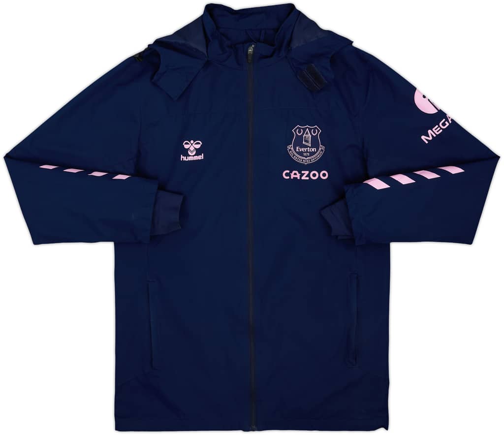 2022-23 Everton Umbro Hooded Rain Jacket - 9/10 - (S)