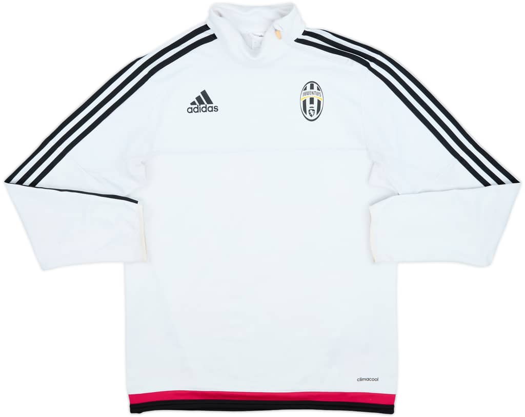 2015-16 Juventus adidas 1/4 Zip Sweat Top - 8/10 - (S)