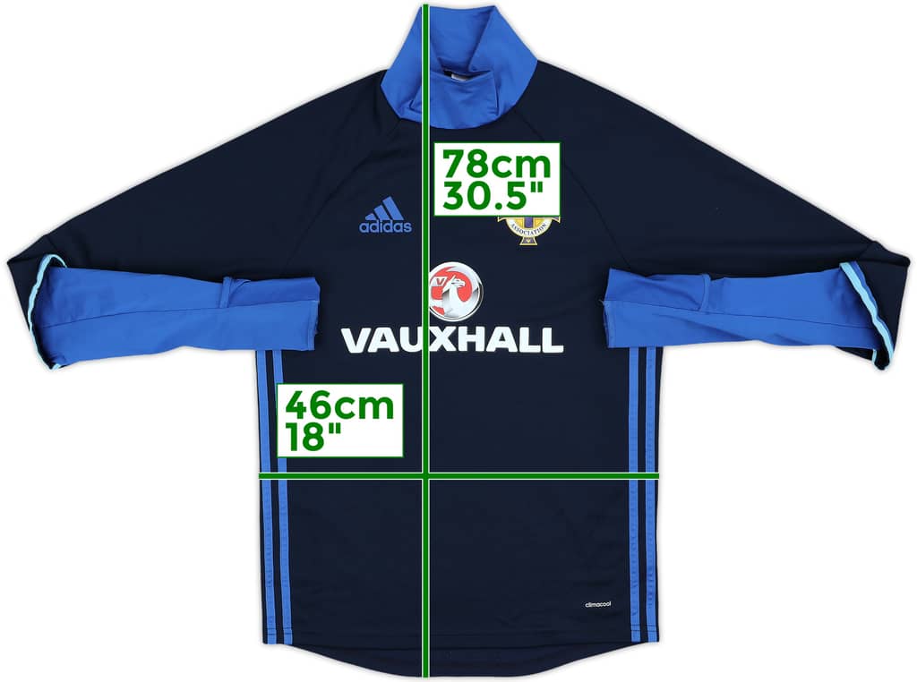 2016-17 Northern Ireland adidas Training Top - 7/10 - (S)
