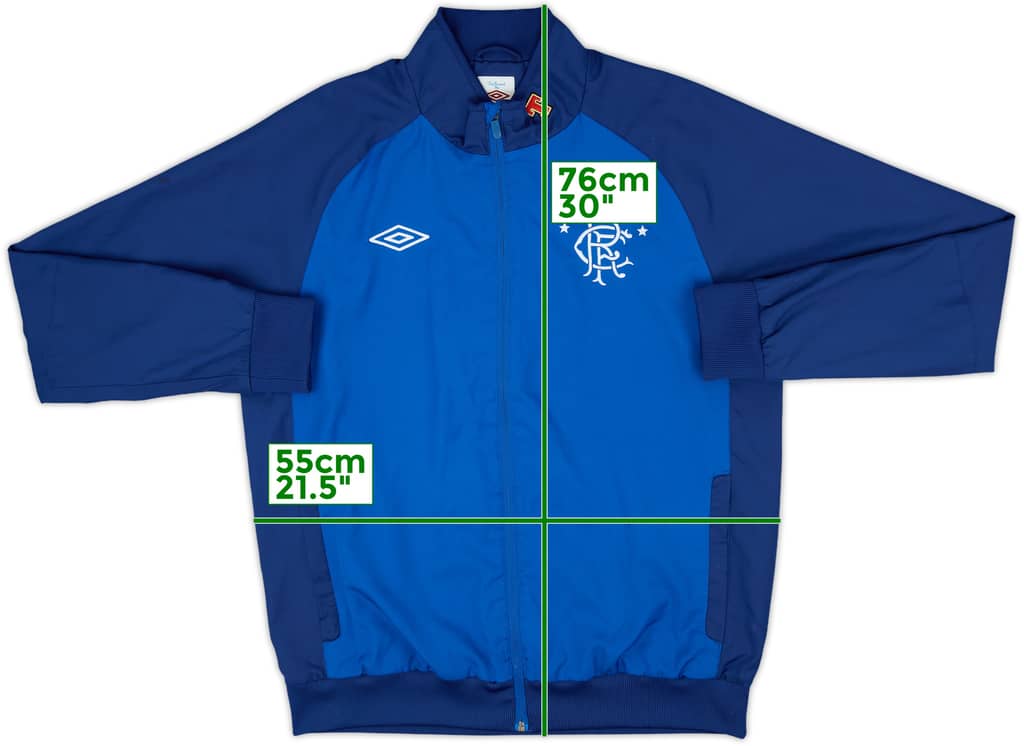 2010-12 Rangers Umbro Track Jacket - 8/10 - (L)
