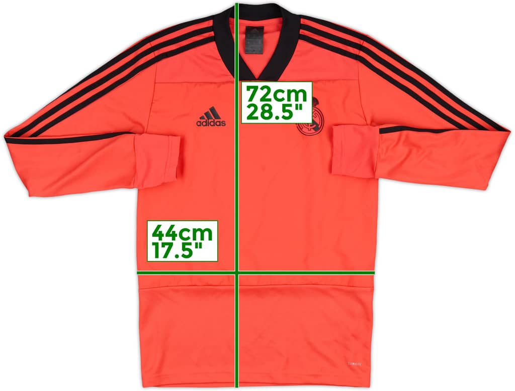 2018-19 Real Madrid adidas Drill Top - 8/10 - (XS)