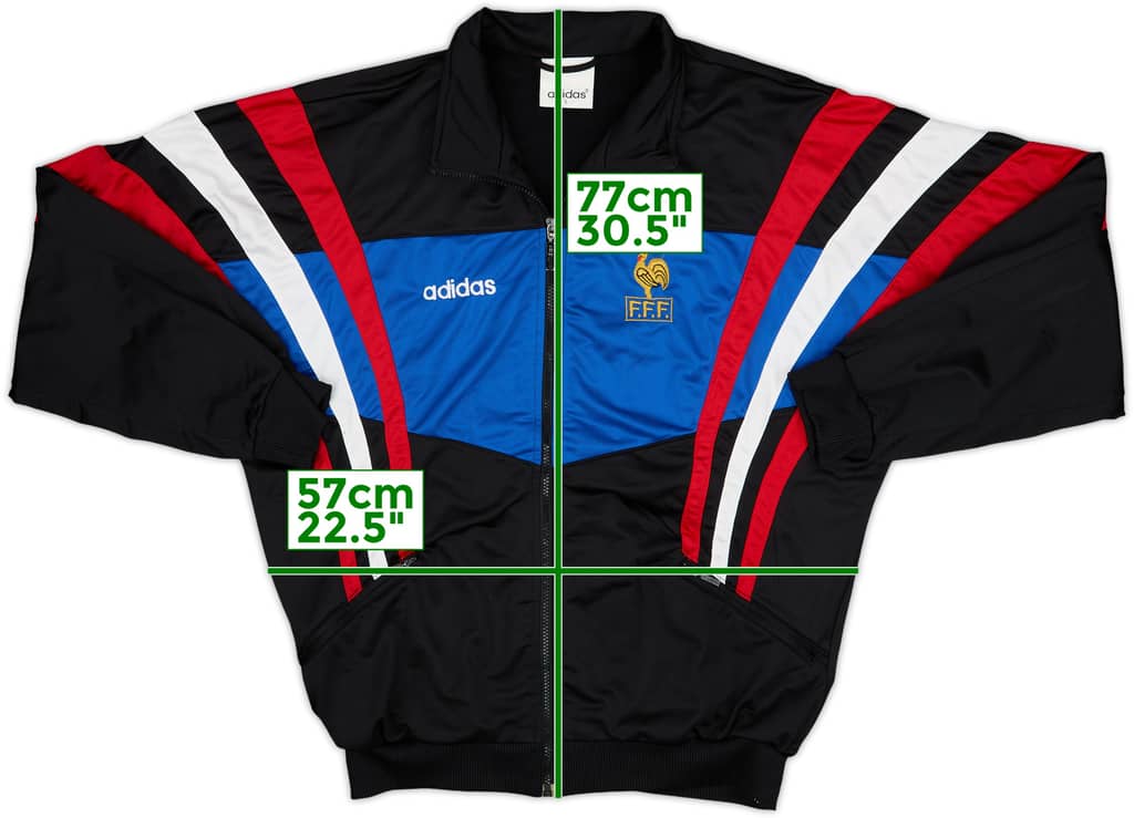 1996-98 France adidas Track Jacket - 9/10 - (L)
