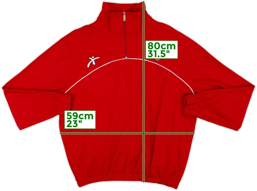 2001-02 Perugia Galex 1/4 Zip Training Top - 8/10 - (XL)