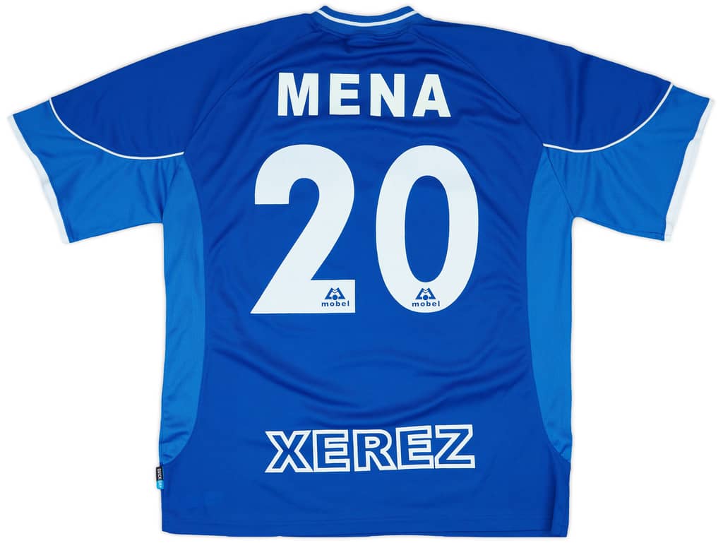 2002-03 CD Xerez Home Shirt Mena #20 - 8/10 - (XL)