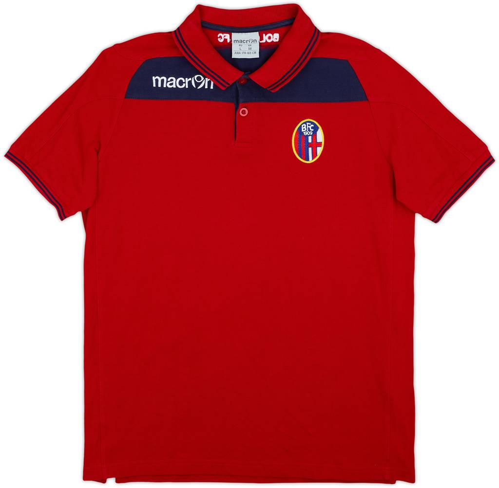 2016-17 Bologna Macron Polo Shirt - 9/10 - (M)