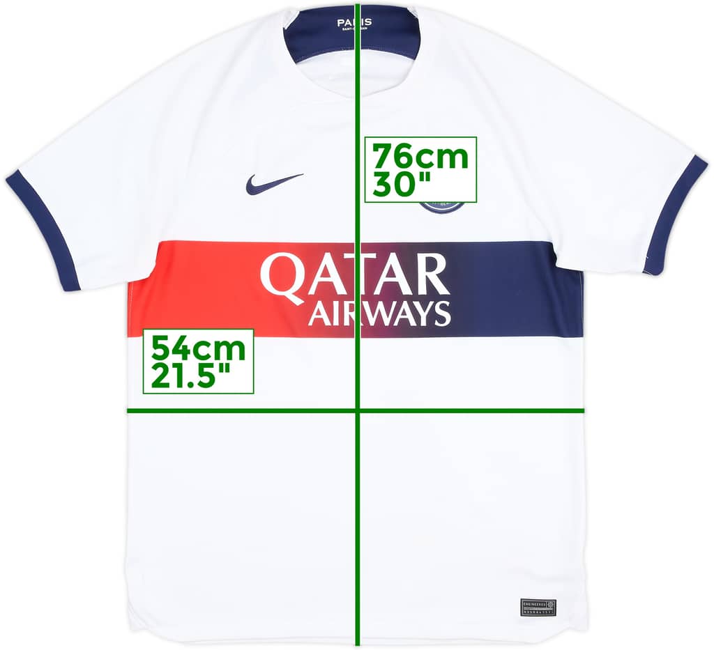 2023-24 Paris Saint-Germain Away Shirt - 8/10 - (L)