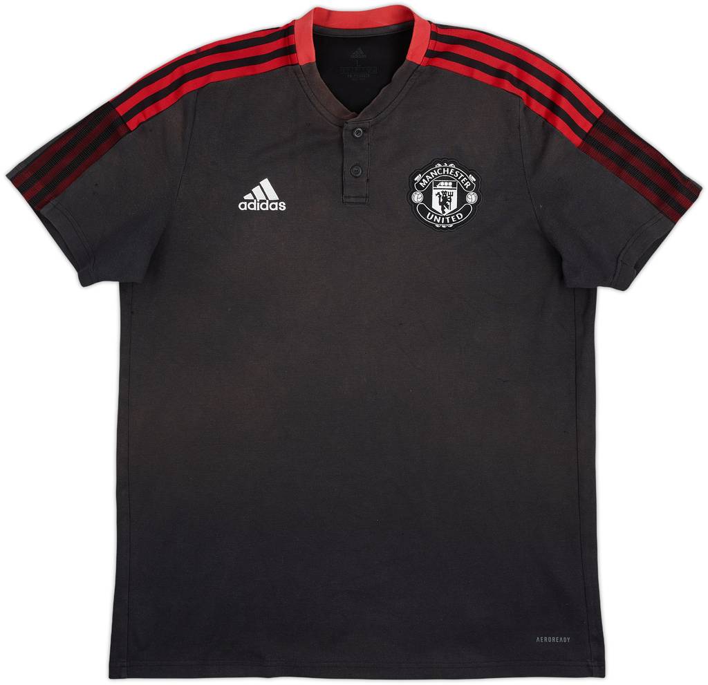 2021-22 Manchester United adidas Polo Shirt - 5/10 - (L)
