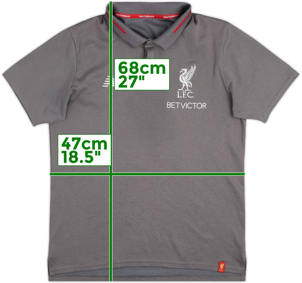 2016-17 Liverpool New Balance Polo Shirt - 5/10 - (S)