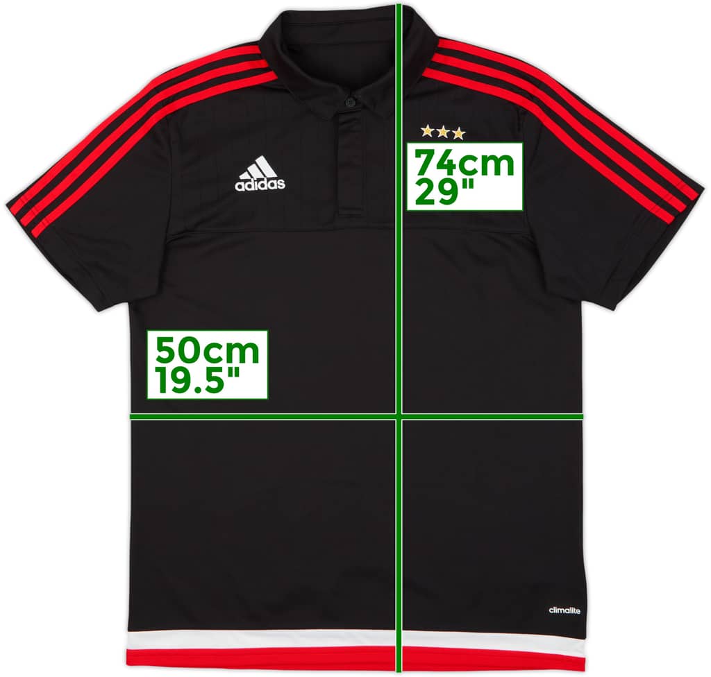 2015-16 Benfica adidas Polo Shirt - 4/10 - (M)