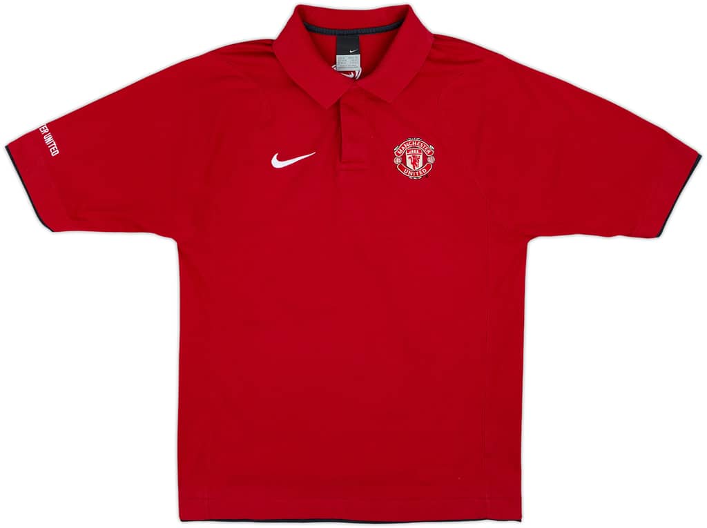 2004-05 Manchester United Nike Polo Shirt - 6/10 - (M)