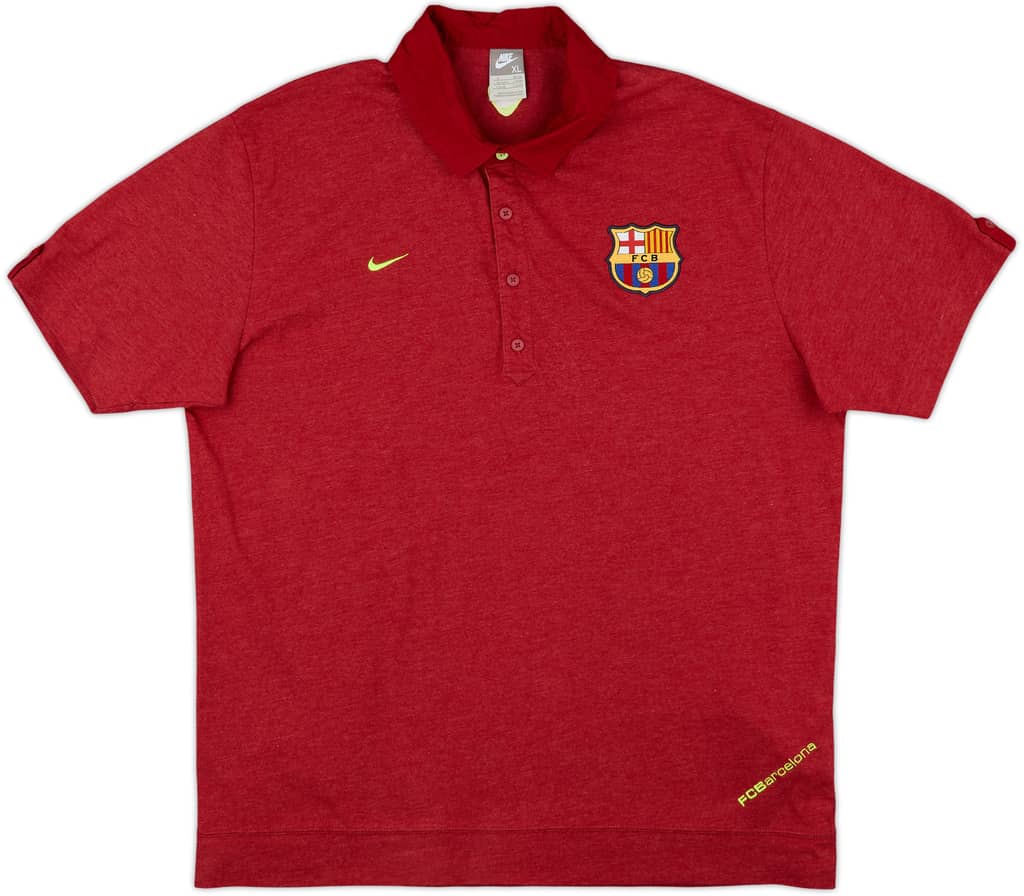 2007-08 Barcelona Nike Polo Shirt - 9/10 - (XL)