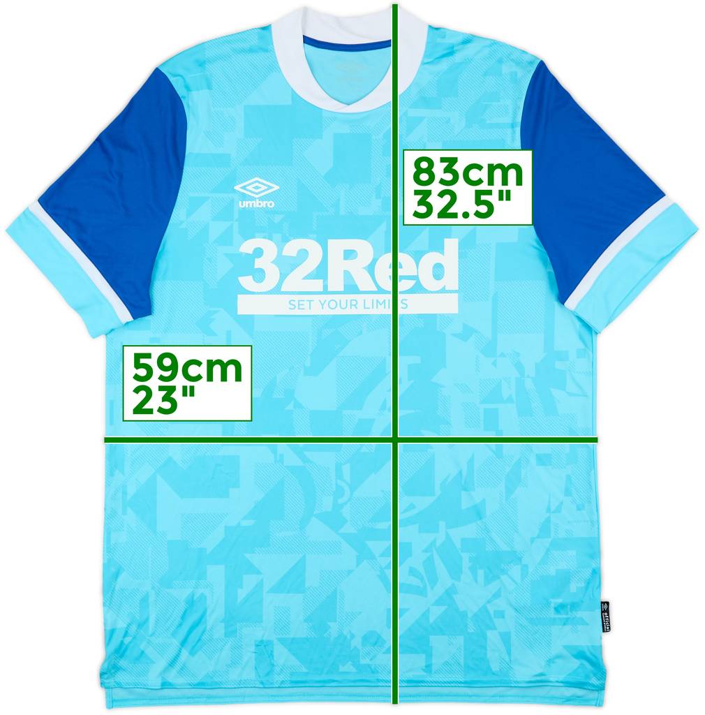 2021-22 Derby County Away Shirt - 9/10 - (XXL)