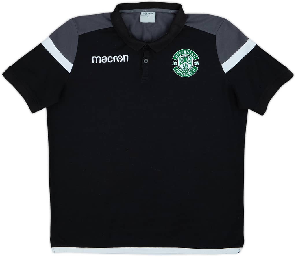 2017-18 Hibernian Macron Polo Shirt - 8/10 - (XL)