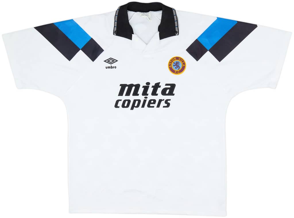 1990-92 Aston Villa Away Shirt - 9/10 - (XL)