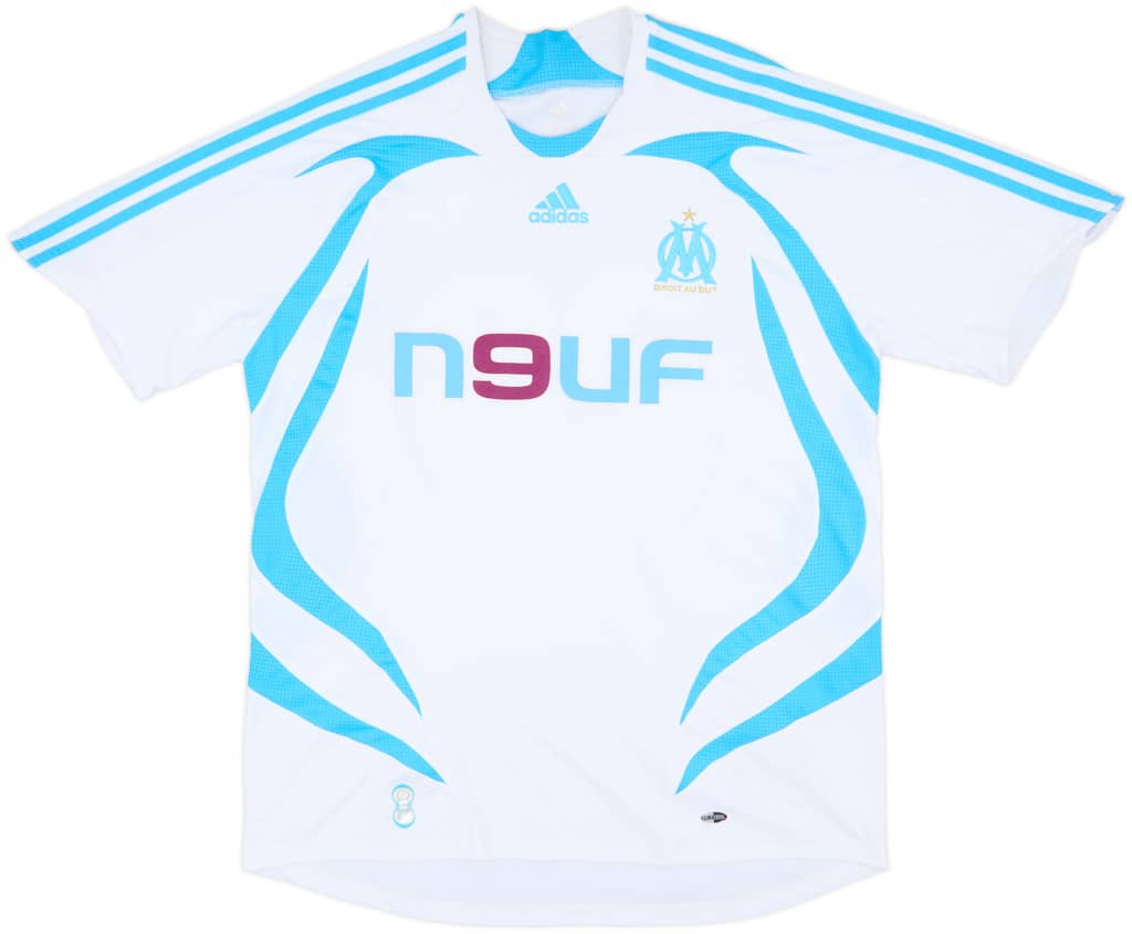 2007-08 Olympique Marseille Home Shirt Valbuena #28 - 7/10 - (L)