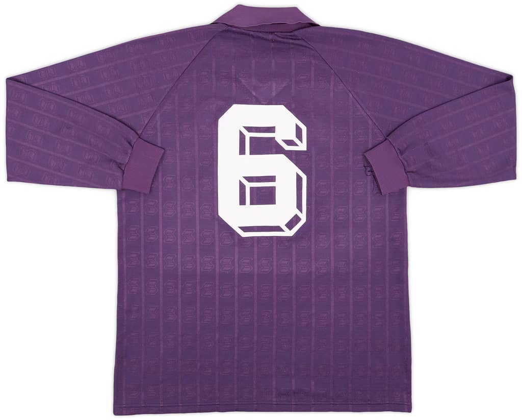 1988-90 Fiorentina Match Issue Home L/S Shirt #6