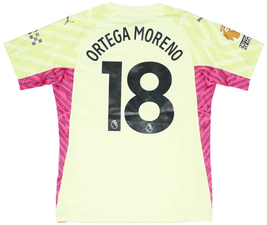 2023-24 Manchester City Match Issue GK Shirt Ortega Moreno #18
