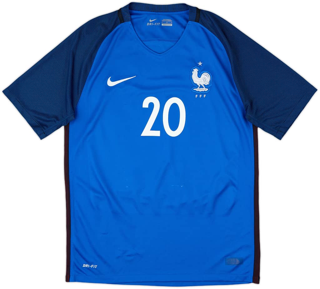 2016-17 France Home Shirt Mbappe #20 - 6/10 - (M)