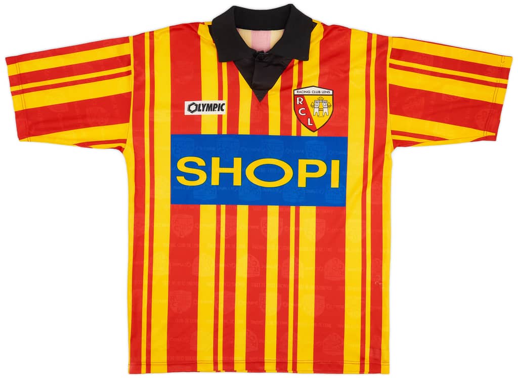 1995-96 Lens Home Shirt - 8/10 - (L)