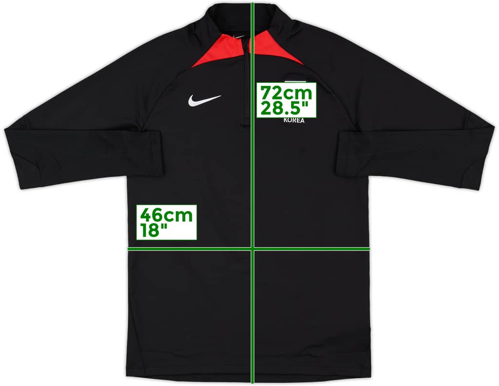 2022 South Korea Nike 1/4 Zip Drill Top - 8/10 - (M)