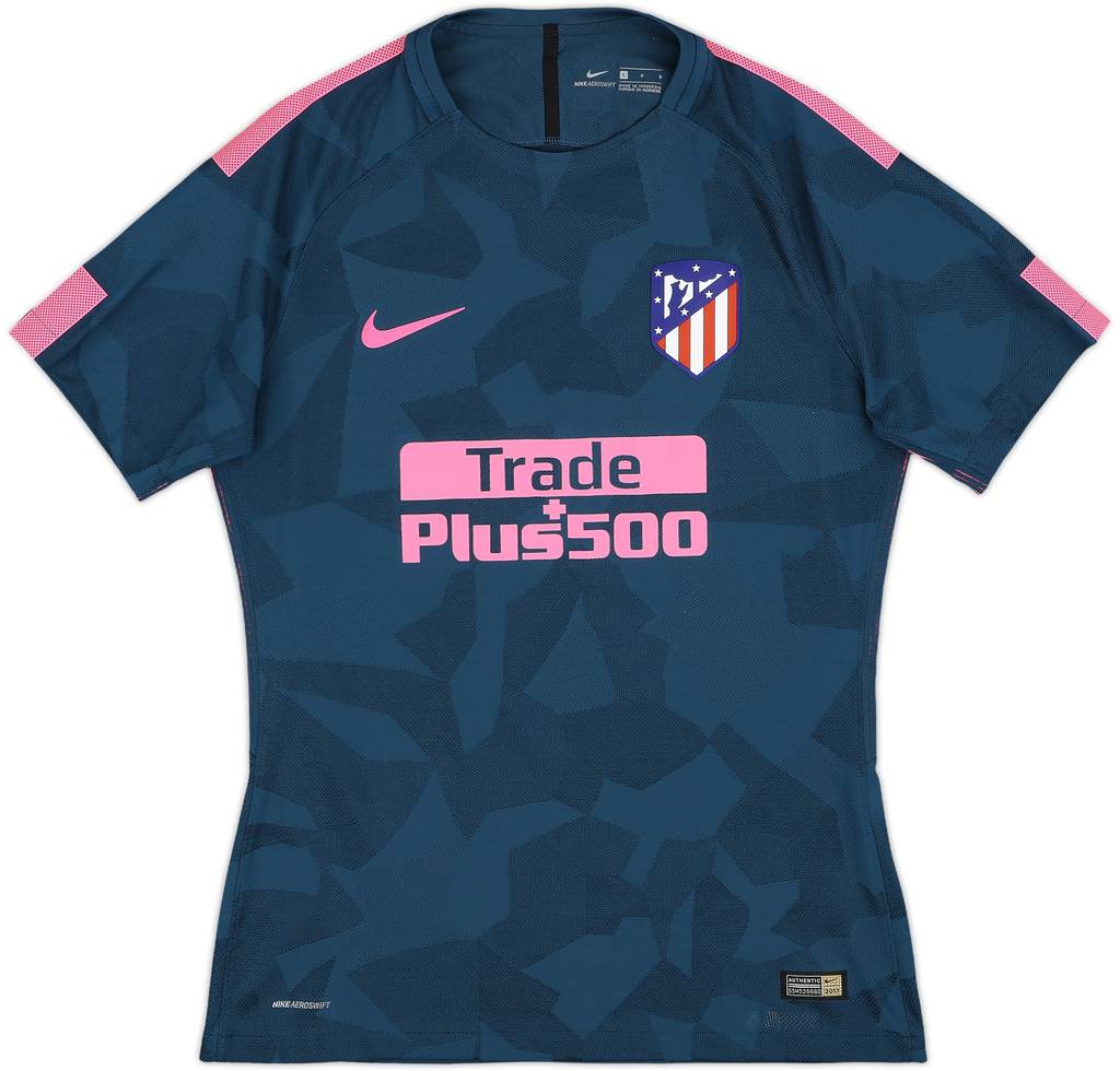2017-18 Atletico Madrid Player Issue Third Shirt - 9/10 - (L)