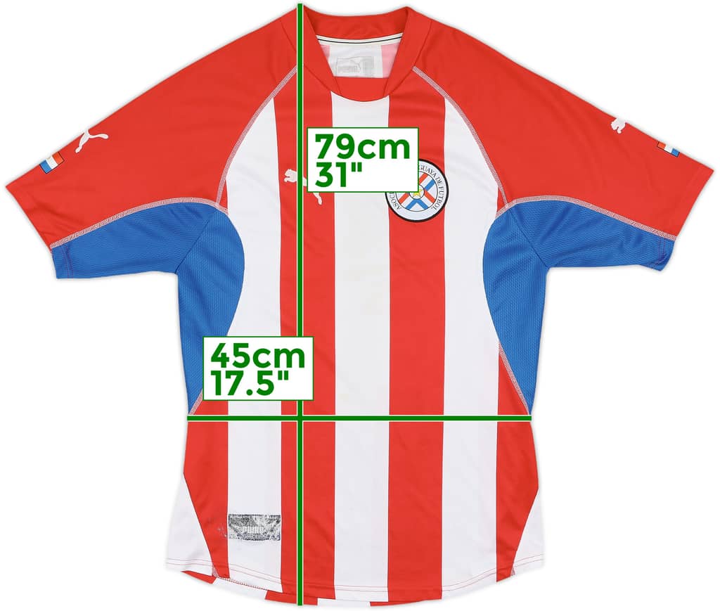 2002-04 Paraguay Home Shirt - 5/10 - (M)