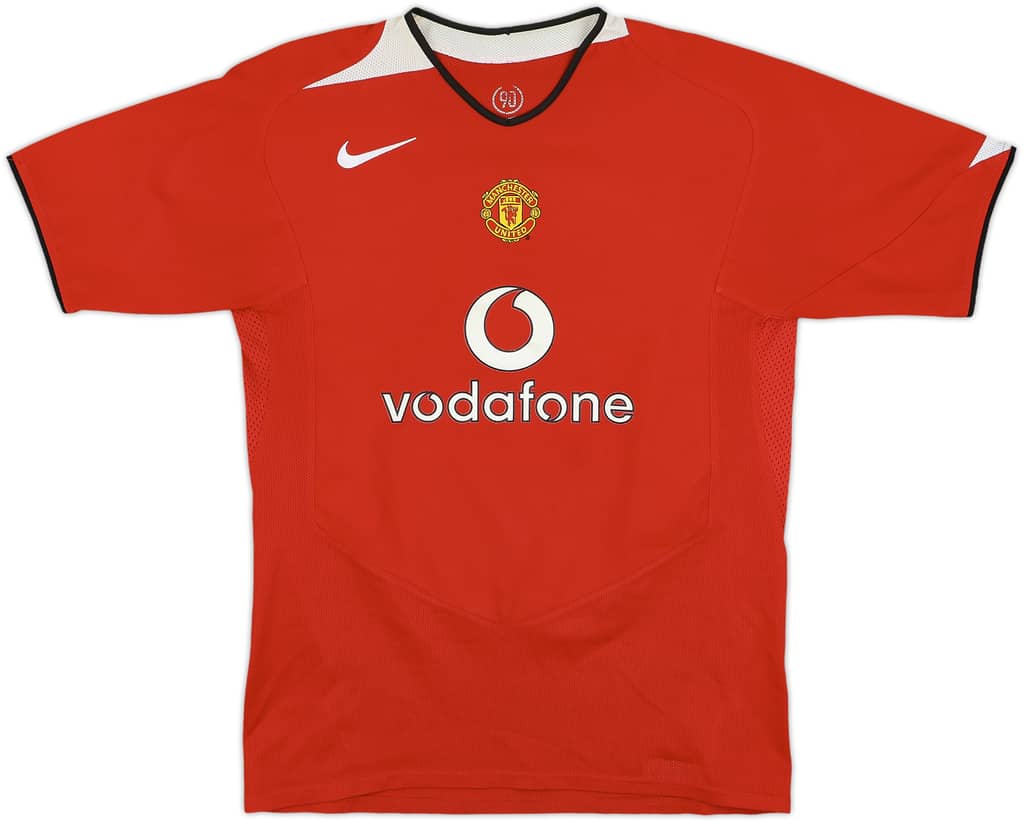 2004-06 Manchester United Home Shirt - 6/10 - (XL.Boys)