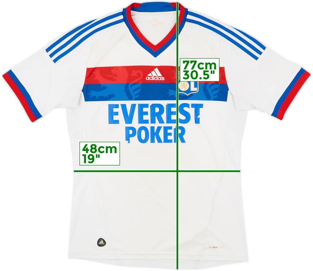 2011-12 Lyon Home Shirt - 4/10 - (M)