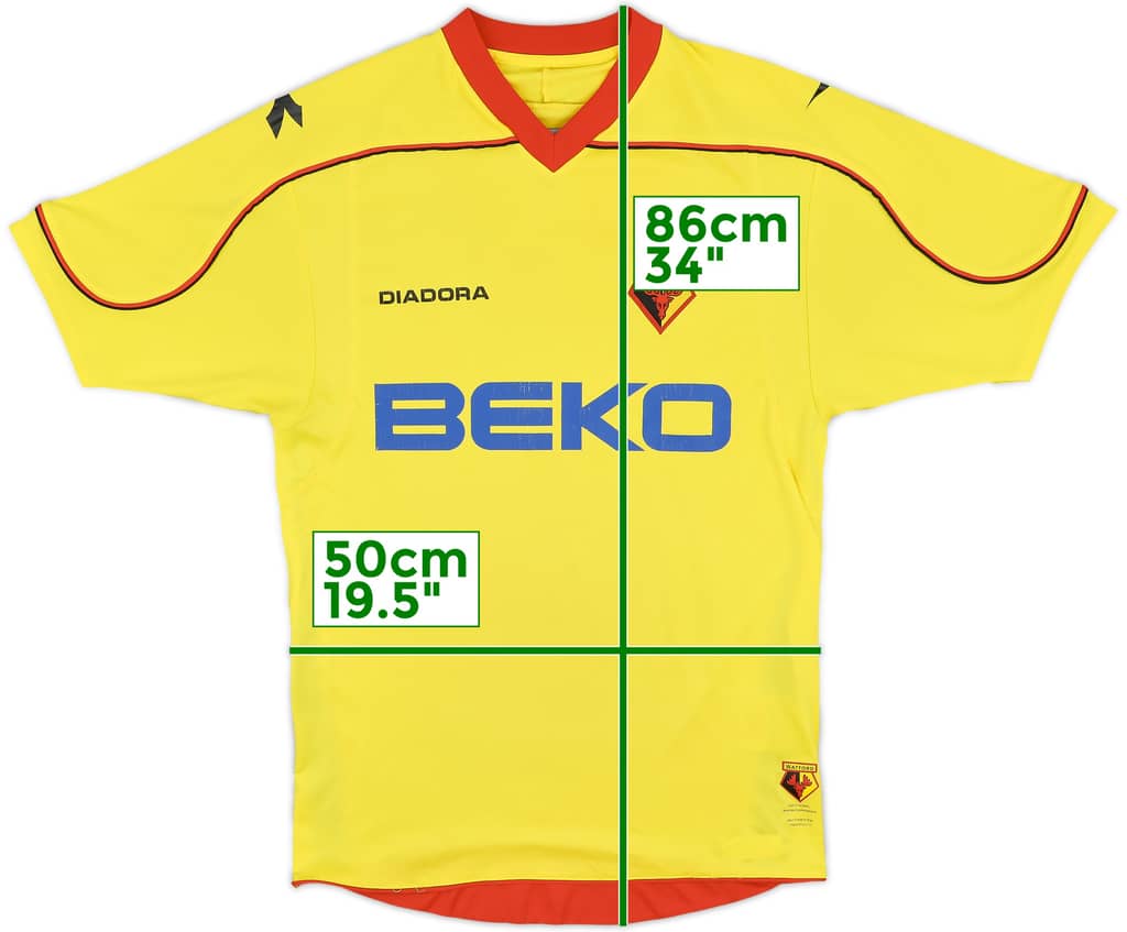 2008-09 Watford Home Shirt - 6/10 - (M)