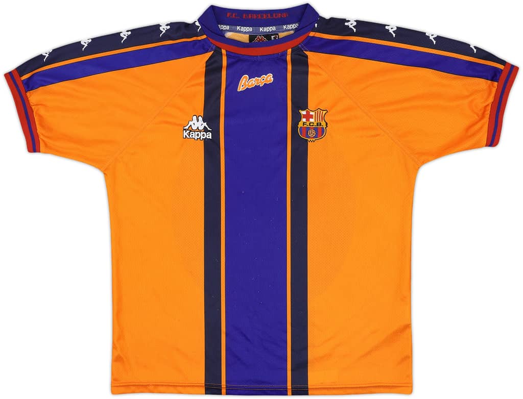 1997-98 Barcelona Away Shirt - 9/10 - (S)