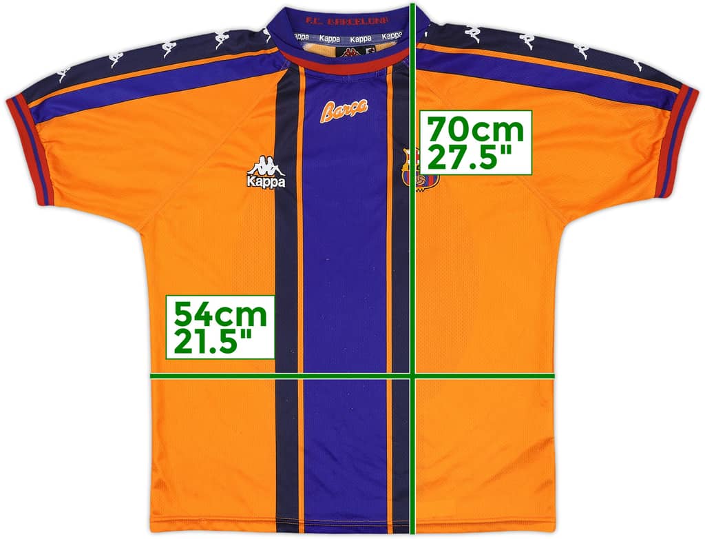 1997-98 Barcelona Away Shirt - 9/10 - (S)