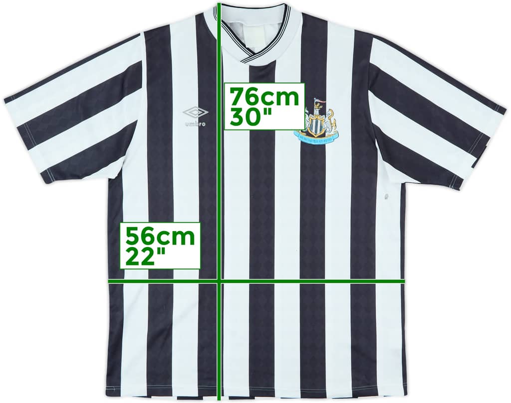 1988-90 Newcastle Home Shirt - 6/10 - (L)