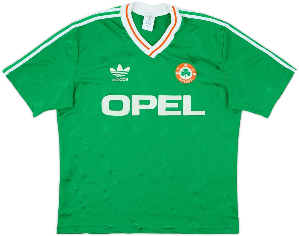 1990-92 Ireland Home Shirt - 8/10 - (L)