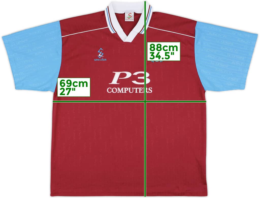 1999-00 Burnley Home Shirt - 10/10 - (XXL)