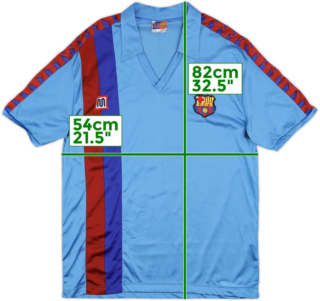 1985-91 Barcelona Away Shirt - 9/10 - (XL)