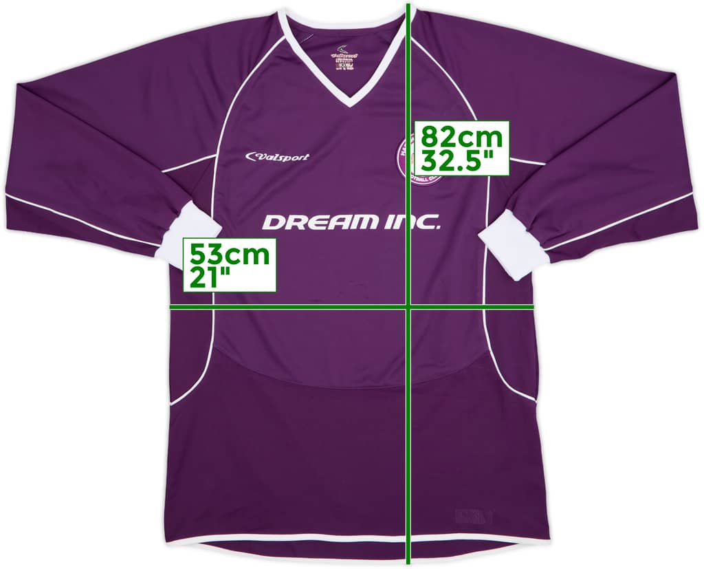 2004-05 Harchester United Home L/S Shirt - 9/10 - (XL)