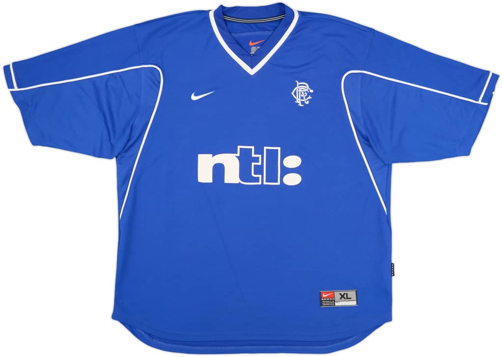 1999-01 Rangers Home Shirt - 9/10 - (XL)