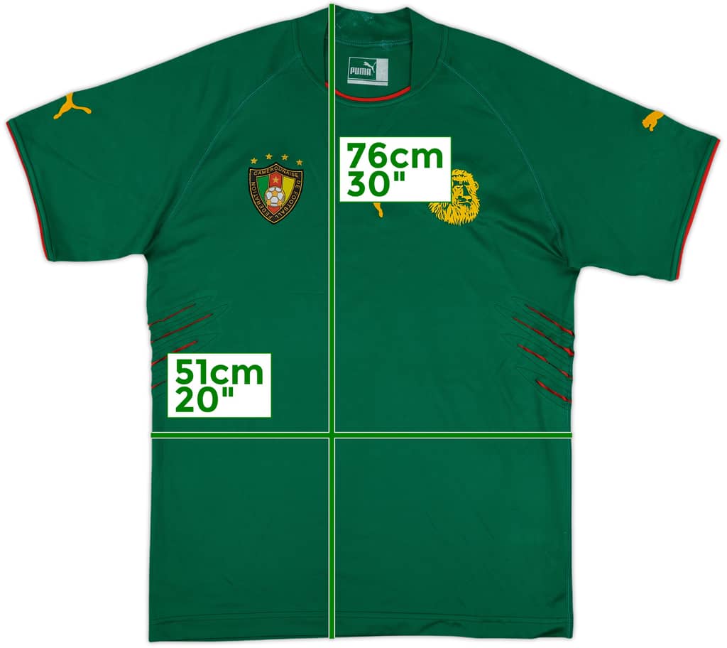2004-06 Cameroon Home Shirt - 7/10 - (L)